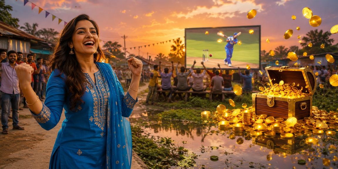 A cricket betting user in Cumilla wearing salwar kameez