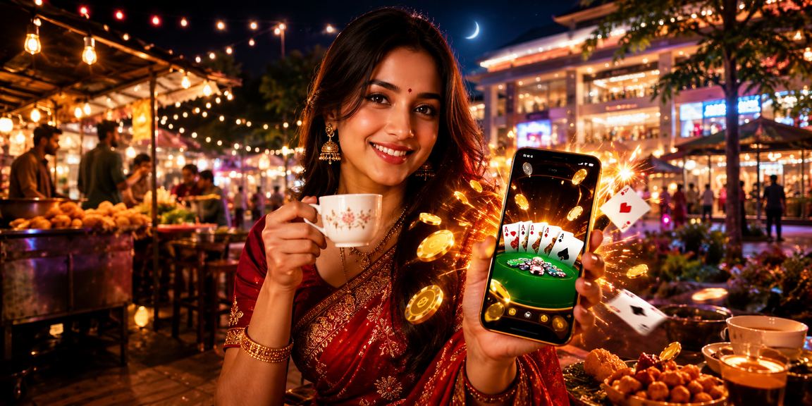 A spectator at a night market in Gazipur making a payment on mobile to play Teen Patti